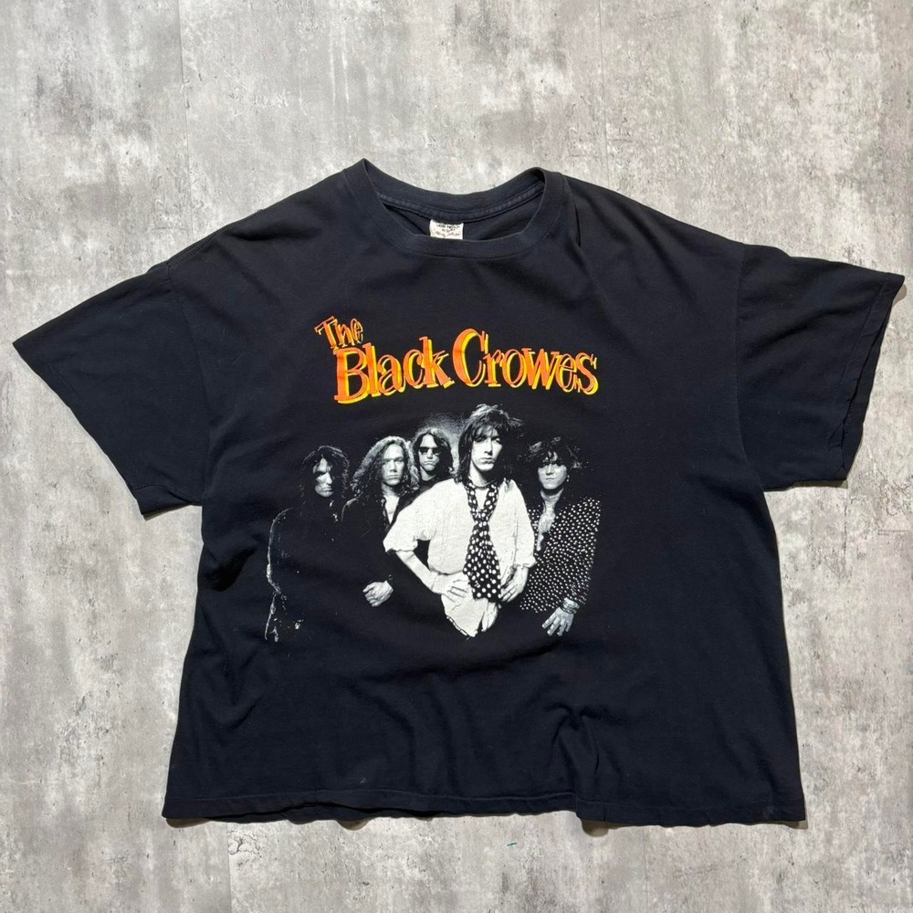 Stanley Desantis The Black Crowes Tour Tee Mens M Black 1990 Vintage Graphic